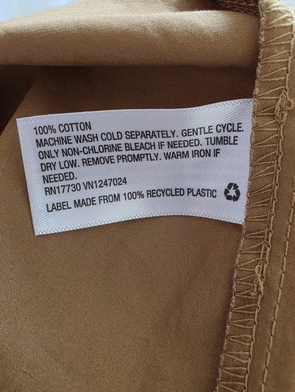Classic Brown Picnic Skirt with Pockets Paper Bag Skirt Small - Picture 7 of 7